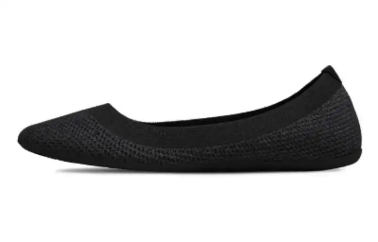 Allbirds Tree Breezers Slip Resistant Low top Sports Casual Shoes Women's Rich Black