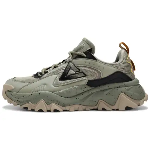 PEAK Taichi Journey 3.0 Comfortable Abrasion Resistant Low top Casual Shoes Unisex Gray Cyan