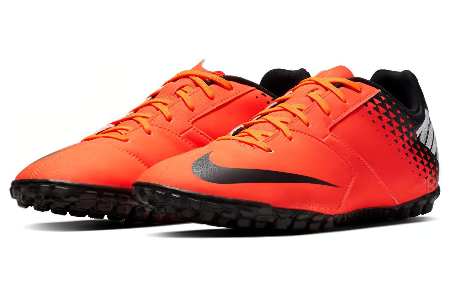 Бутсы Nike Bombax (оранжево-черные) — фото 3