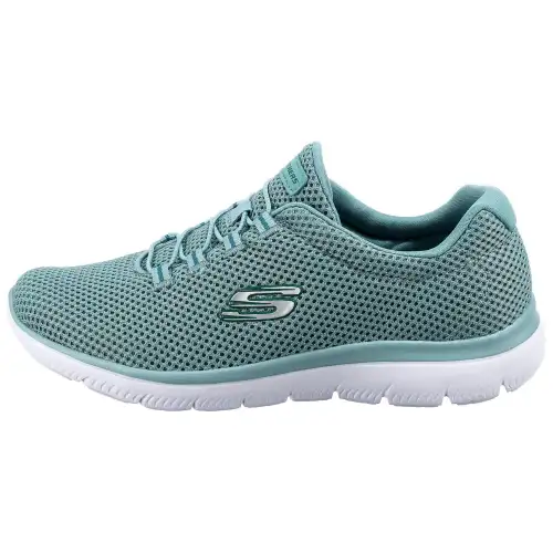 Skechers Summits Abrasion Resistant Breathable Abrasion Resistant Breathable Low top Casual Shoes Women's Green