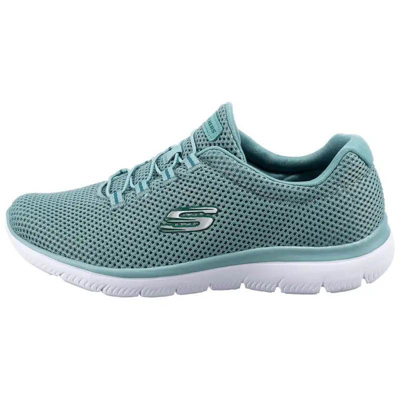 Skechers Summits Abrasion Resistant Breathable Abrasion Resistant Breathable Low top Casual Shoes Women's Green