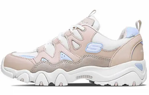 Skechers D'Lites 2.0 Low Top Running Shoes Pink/White Women's