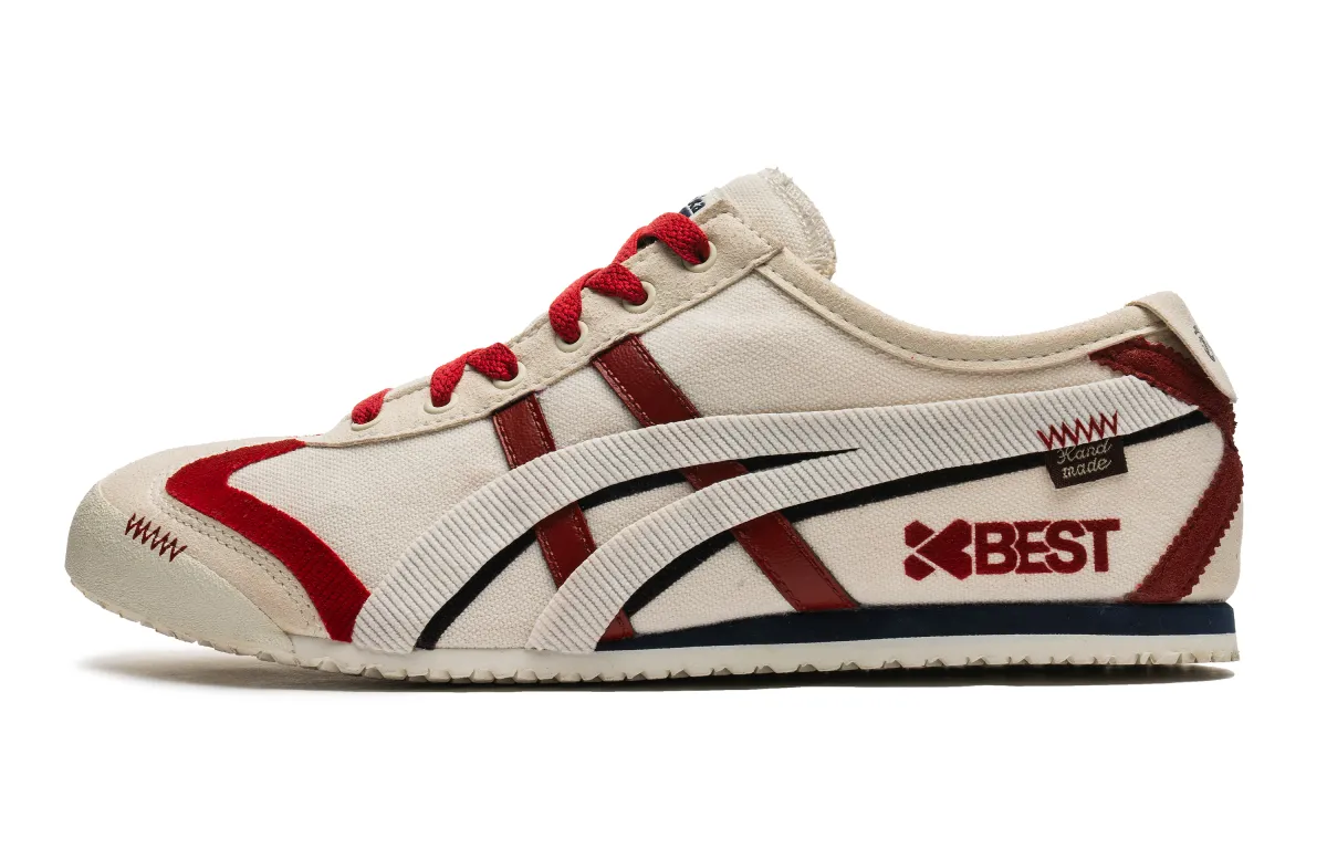 Onitsuka Tiger Slip Resistant Lightweight Low top Casual Shoes Unisex Red