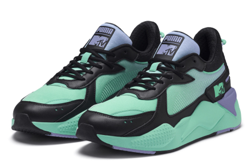 Кроссовки PUMA RS-X (мятно-зеленые) — фото 3