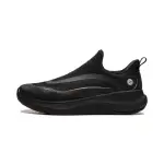 Li Ning SOFT GO Cushioning Slip Resistant Abrasion Resistant Low top Casual Shoes Men's Black