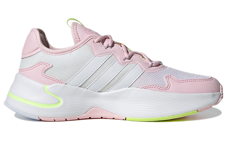 Женские кроссовки adidas neo Roamer (розово-белые) — Розовый / белый — фото 2