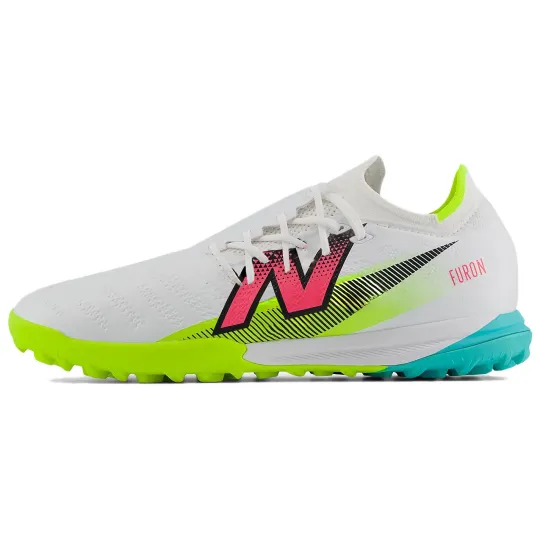 New Balance TF Turf Cushioning, Wear Resistant Soccer Shoes Men's White Red Green