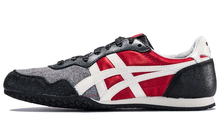 Onitsuka Tiger Serrano Low top Casual Shoes Women's Black Gray Red