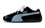 PUMA Speedcat Milk Blue Cream Puff Suede Abrasion Resistant Lightweight Low top Casual Shoes Unisex Black