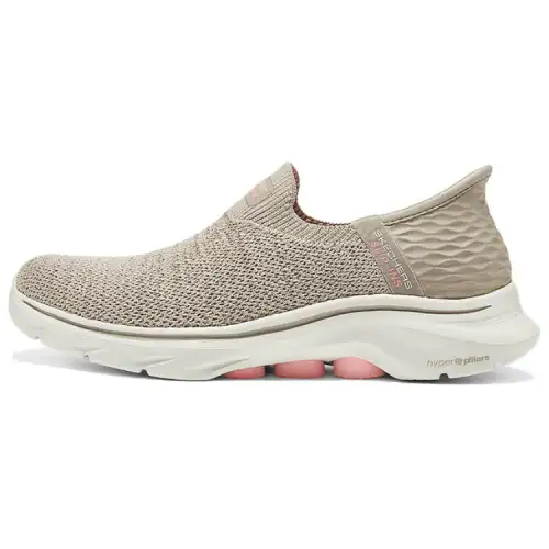 Skechers GO WALK 7 Breathable Low top Casual Shoes Women's Taupe