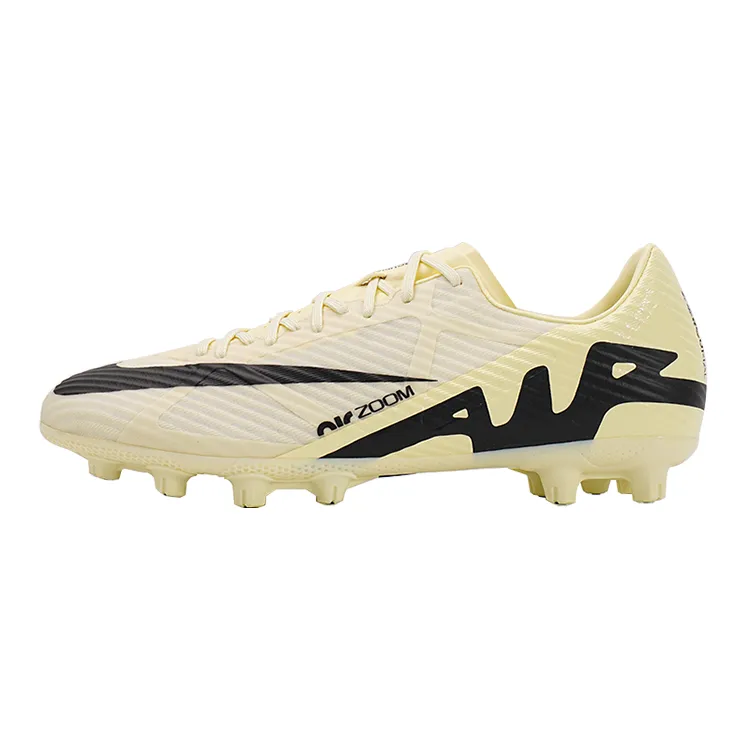Nike Mercurial Vapor 15 Academy Hard Ground Low Top Soccer Cleats 'Lemonade Black'