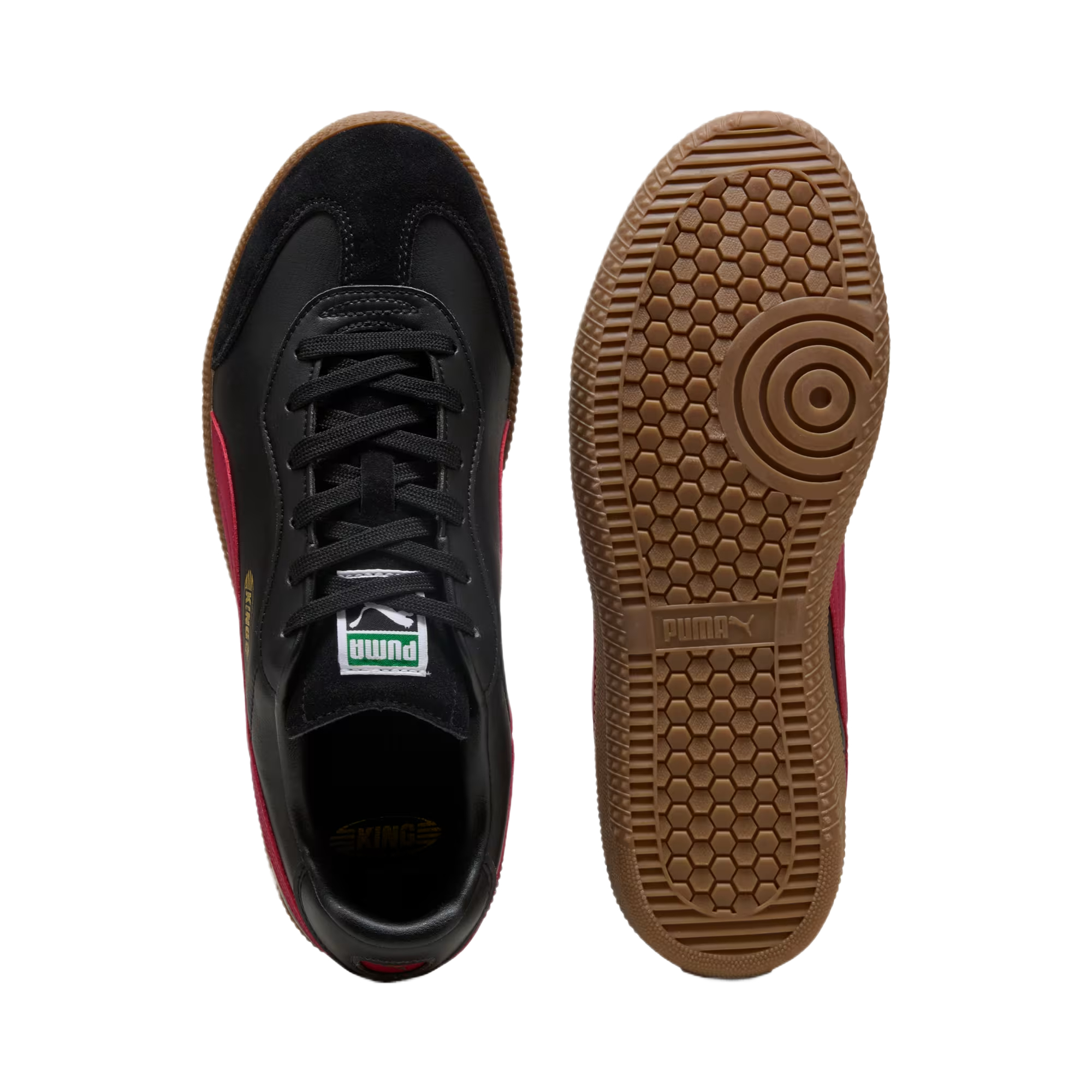 PUMA King 21 IT Abrasion Resistant Abrasion Resistant Soccer Shoes Unisex Black