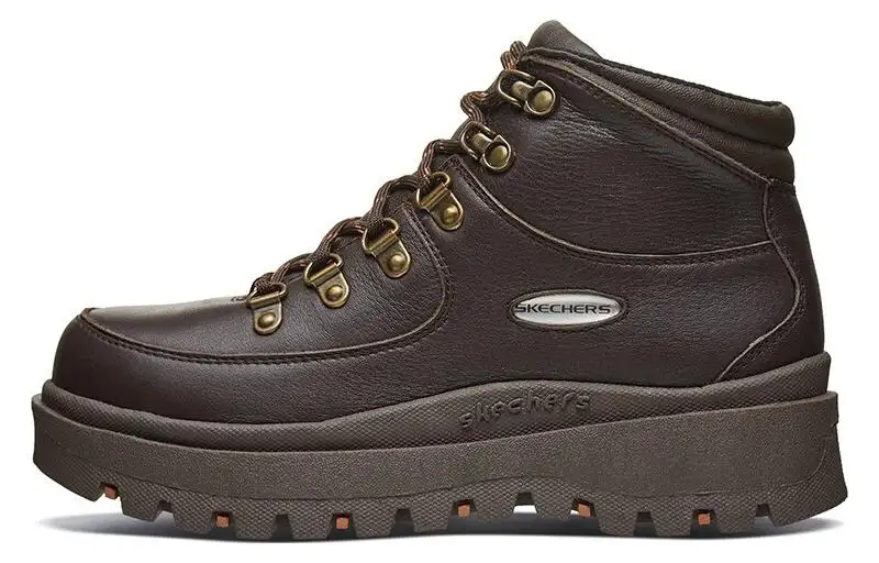 Skechers Cushioning Slip Resistant Abrasion Resistant High top Sports Casual Shoes Women's Umber