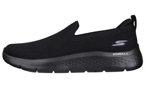 Skechers Go Walk Flex Cushioning Abrasion Resistant Breathable Lightweight Low top Casual Shoes Men's Black