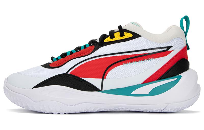 Кеды PUMA Playmaker (бело-красные)
