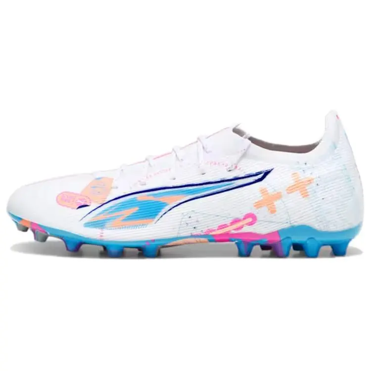 PUMA Ultra 5 MG Multi Ground Soccer Shoes Unisex White