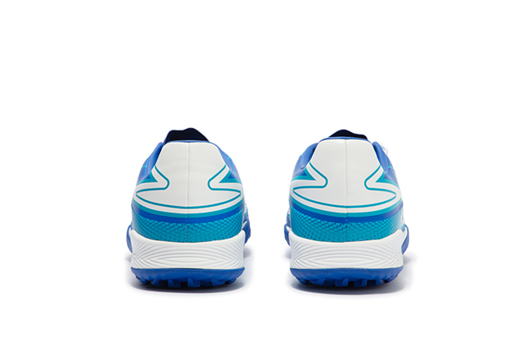 361° Dream Chaser TF Classic Cushioning Slip Resistant Abrasion Resistant Soccer Shoes Unisex White Blue