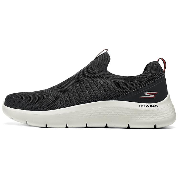 Skechers Go Walk Fle Breathable And Resilient Low top Casual Shoes Men’s Black White