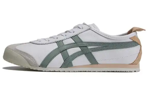 Onitsuka Tiger Onitsuka Tiger MEXICO 66 Leather Sports Comfortable Wear-Resistant Breathable Low-top Life Casual Shoes Women's White Green