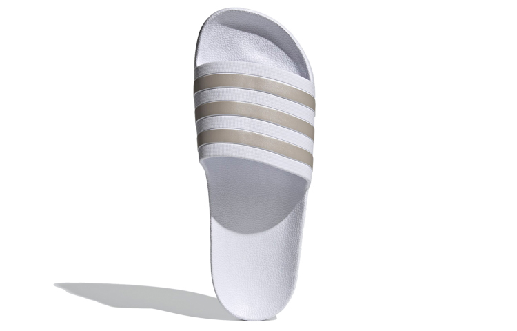 Шлепанцы adidas Adilette Aqua (бело-серебристые) — Белый / серебристый — фото 5