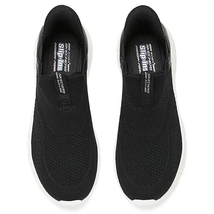 Skechers BOBS B FLEX Hands Free Slip on Shoes Abrasion Resistant Breathable Low top Casual Shoes Women’s Black