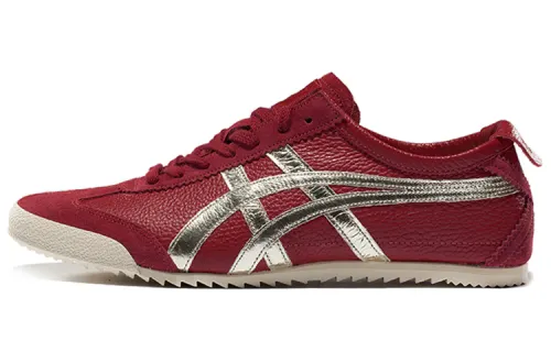 Onitsuka Tiger MEXICO 66 Deluxe Lightweight Low top Casual Shoes Men's Red Gold