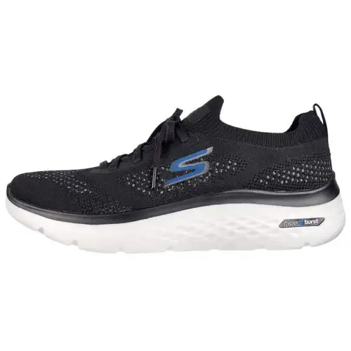 Skechers Go Walk Hyper Burst Low top Casual Shoes Men's Black White