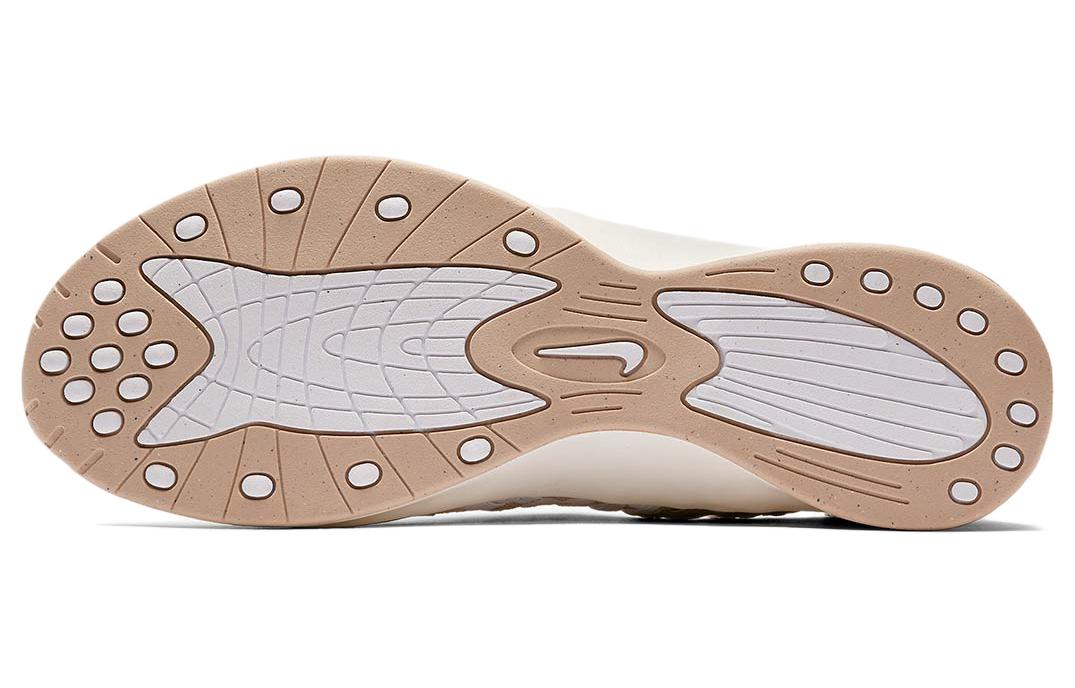 Кроссовки Nike woven (бежево-белые) — Бежевый / белый — фото 5