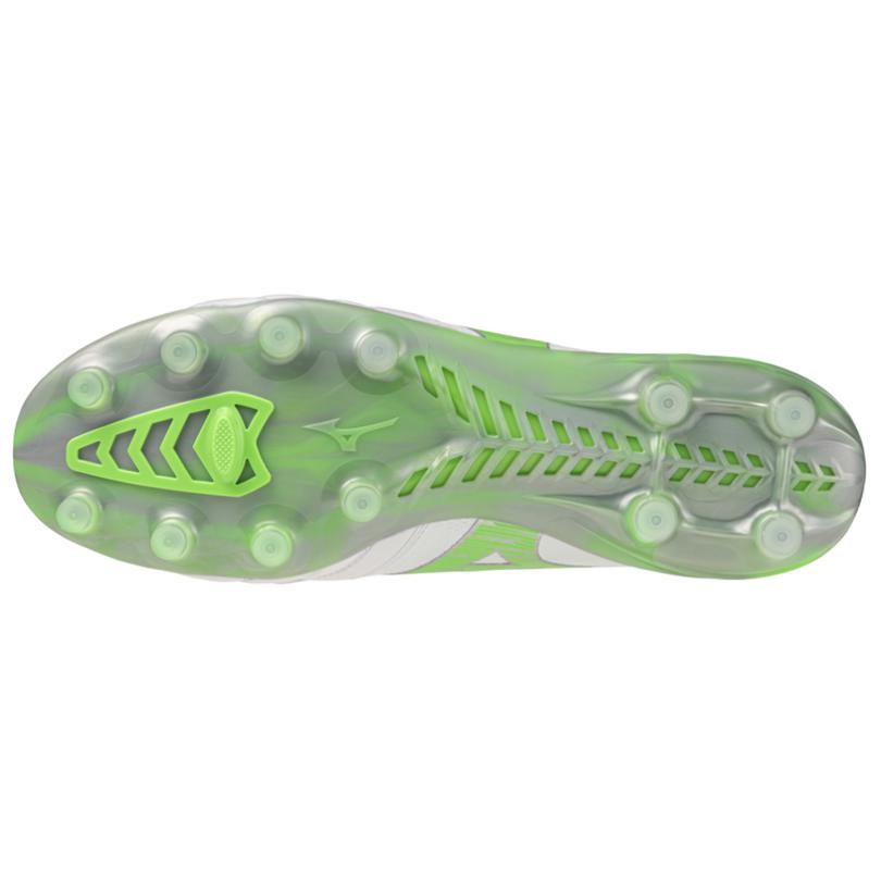 Mizuno Morelia Neo 4 Cushioning, Wear Resistant Soccer Shoes Unisex White