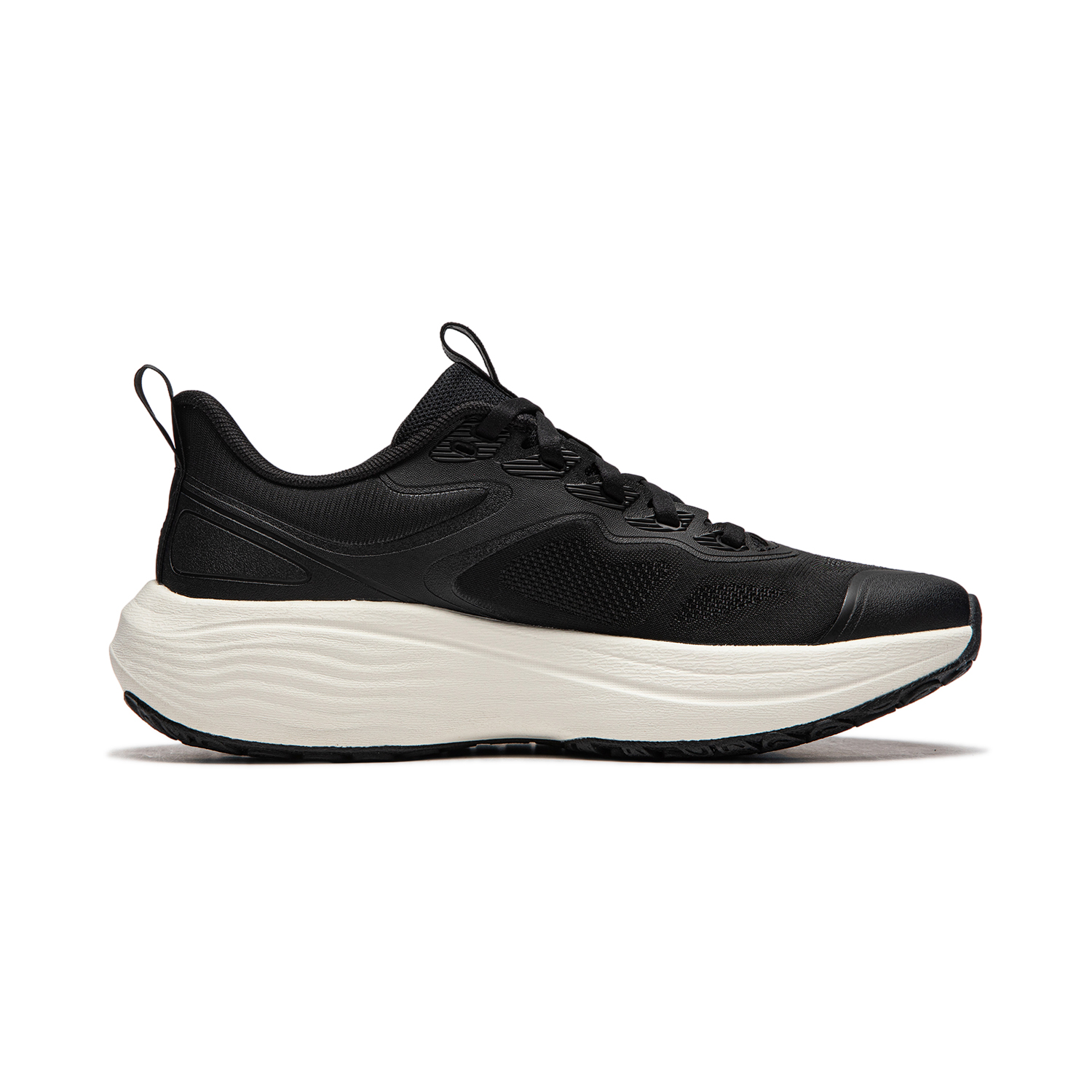 Li Ning Soft Lite Slip Resistant, Abrasion Resistant, Breathable, Lightweight Low top Running Shoes Women’s Black