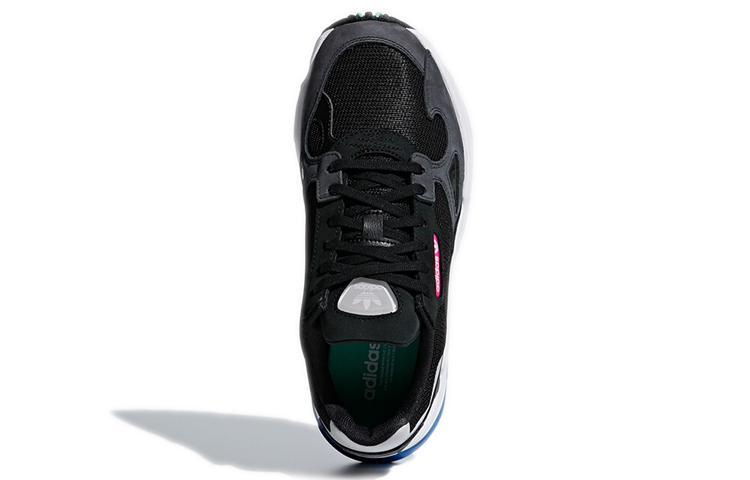 Женские кроссовки adidas originals Falcon (черно-бело-серые) — фото 5