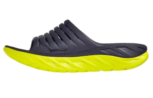 HOKA ONE ONE Slide Slippers Men's Black/Yellow