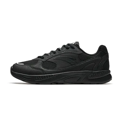 Anta Slip Resistant Abrasion Resistant Slip Resistant Abrasion Resistant Low top Casual Shoes Women's Basic Black