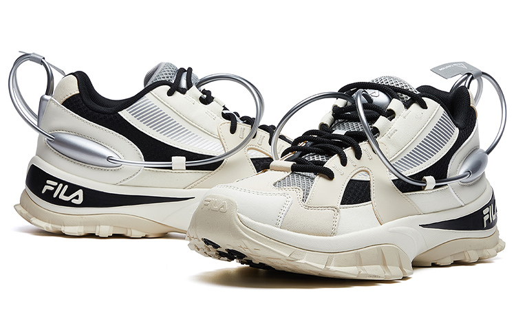 Мужские кроссовки Fila FUSION Lifestyle (сине-черные) — Белый / чёрный — фото 4