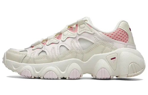 FILA FUSION Fila Jagger Retro Running Shoes White/Pink Women's