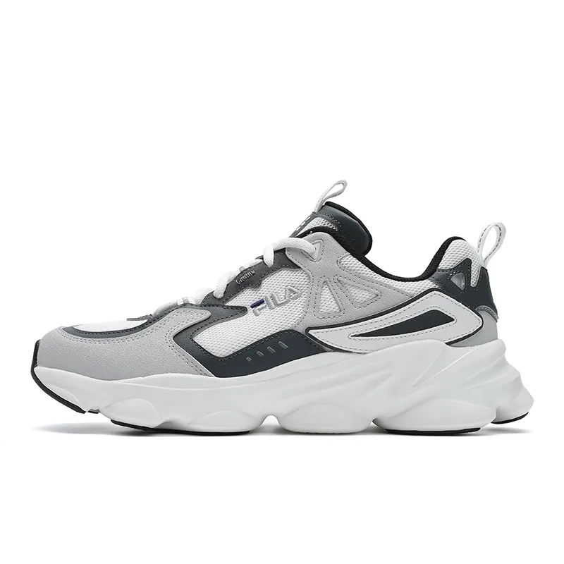 FILA SKIPPER 1S Captain 1S Abrasion Resistant, Breathable, Lightweight Low top Casual Shoes Men's Black Gray