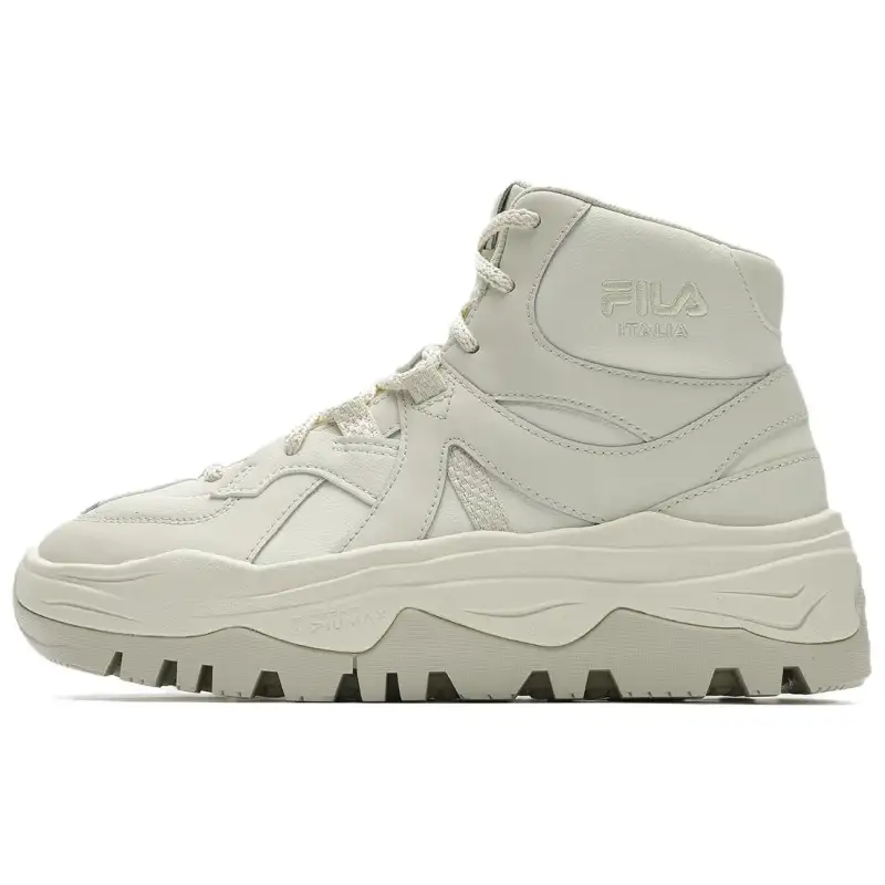 FILA High top Casual Shoes Women's Gray White