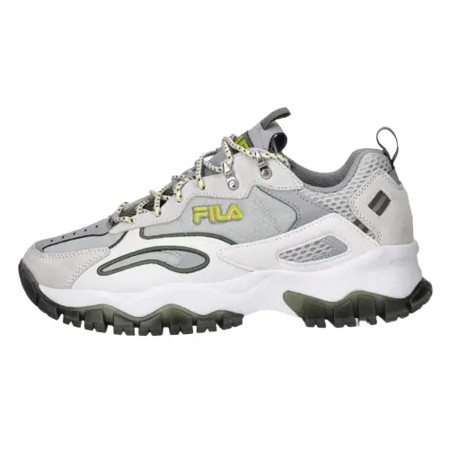 FILA Ray Tracer Abrasion Resistant Low top Casual Shoes Men's Gray