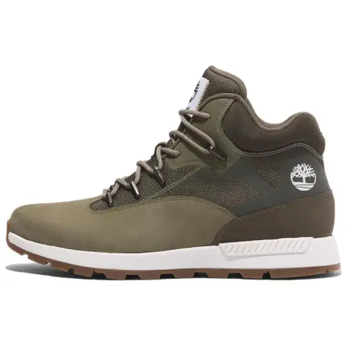 Timberland Slip Resistant Abrasion Resistant Mid top Casual Shoes Men's Olive Green