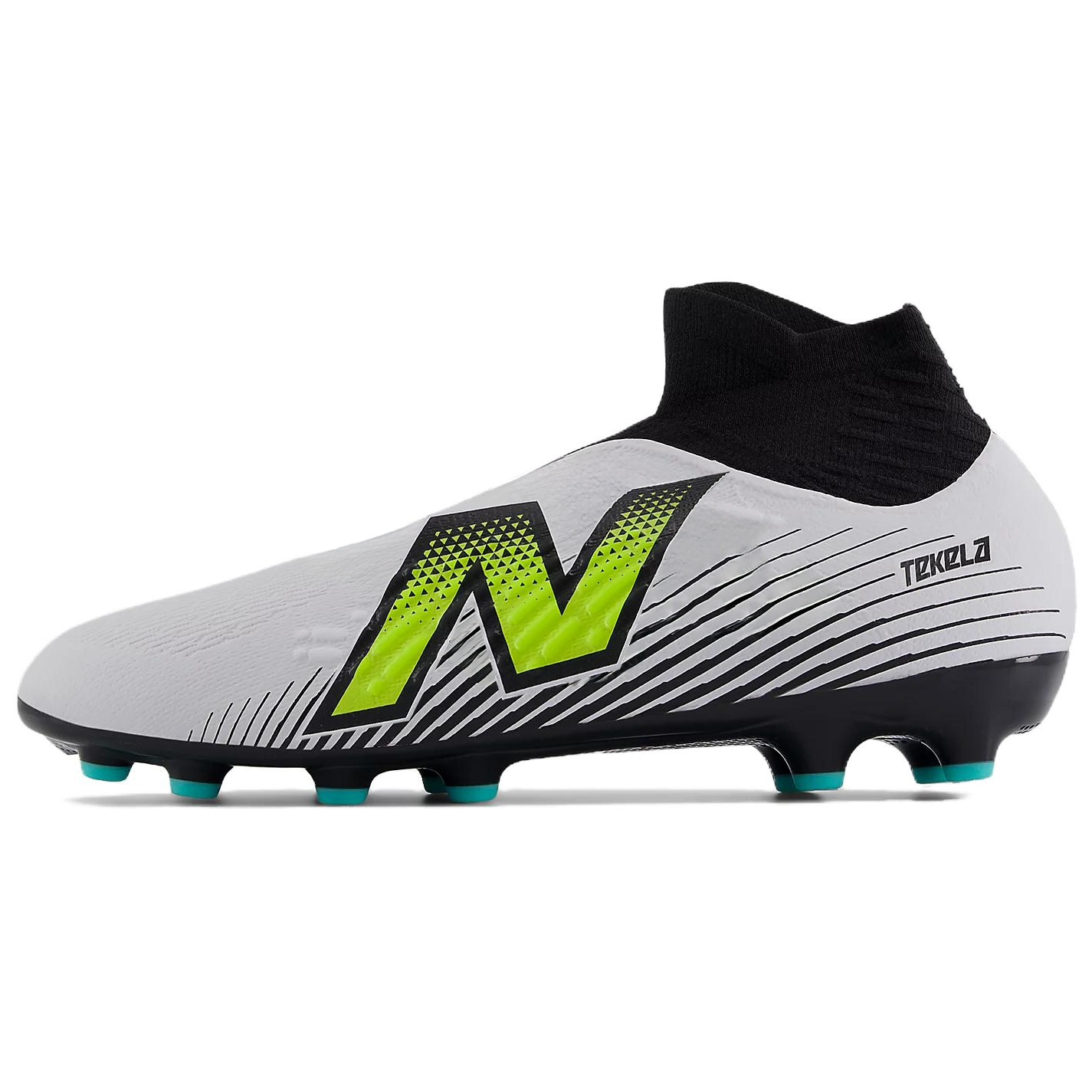 New Balance Tekela V4 Soccer Shoes Unisex White Green