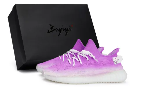 Adidas Originals Yeezy Boost 350 V2 811 Manufacturing, Berry Can't Compare Purple, Special Shoe Box Slip Resistant