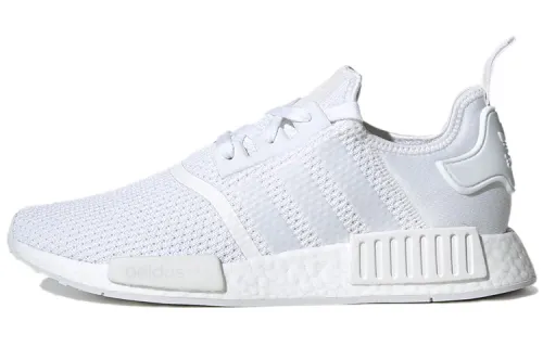 Adidas Originals NMD_R1 Abrasion Resistant Breathable Low top Casual Shoes Unisex Pure White