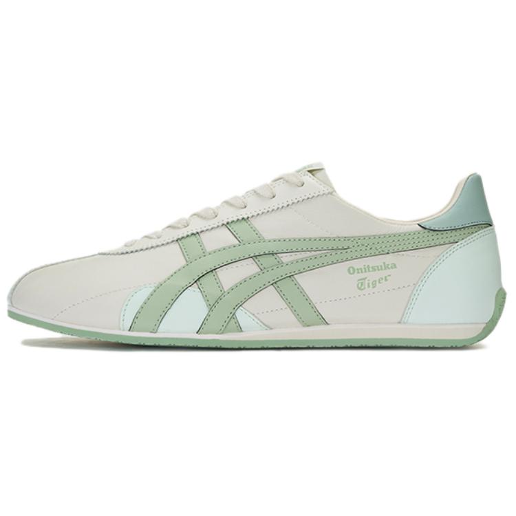 Кроссовки Onitsuka Tiger Runspark (экрю со светло-зеленым)