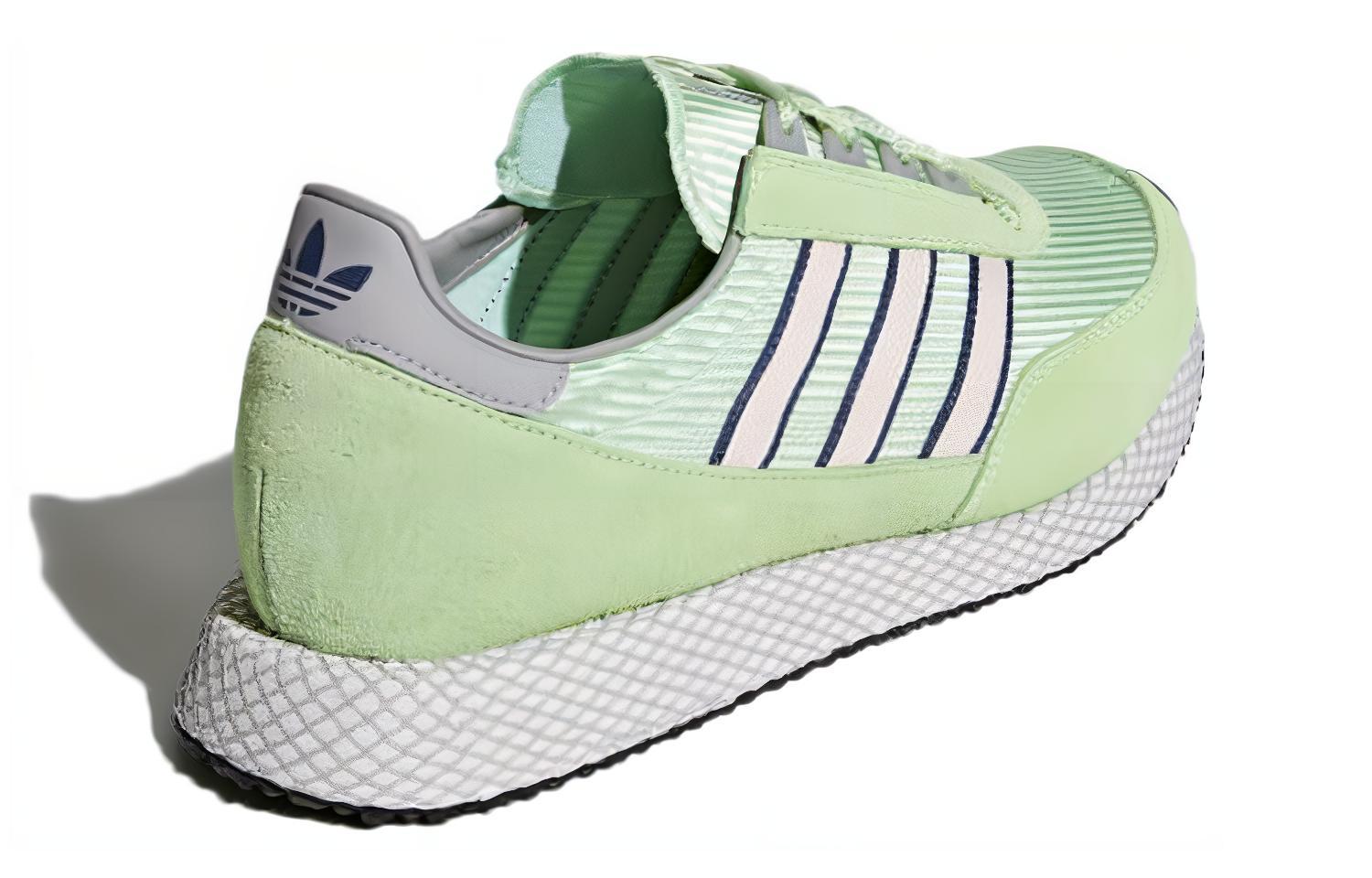 Мужские кроссовки adidas Originals Glenbuck (зелено-розовые) — фото 4