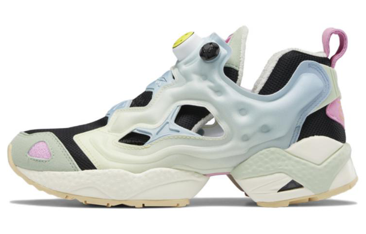 SMILEY x Reebok Classic Instapump Fury 95 Smiley fabric leather sports slip-on low-top lifestyle shoes for men and women same style black blue green