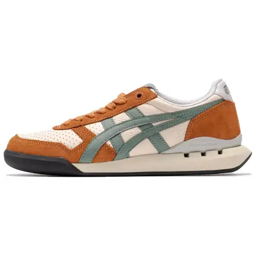 Onitsuka Tiger Ultimate 81 Slip Resistant Abrasion Resistant Low top Casual Shoes Unisex Orange Pink Green