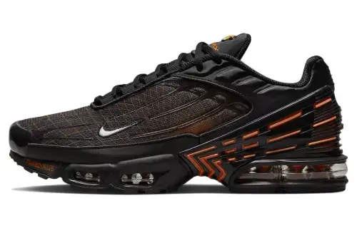 Nike Air Max Plus 3 Black Orange Spirograph