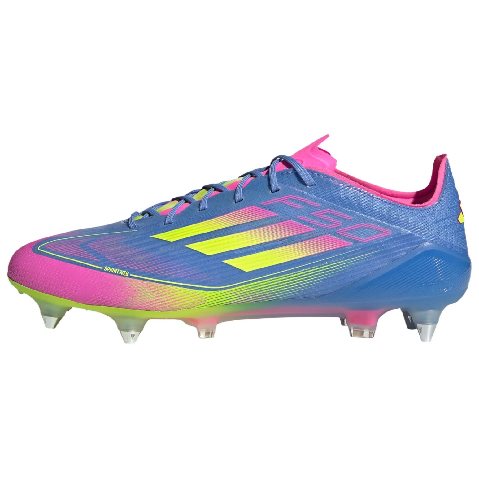 Adidas F50 Elite Sg Blue Fusion Lucid Lemon Lucid Pink