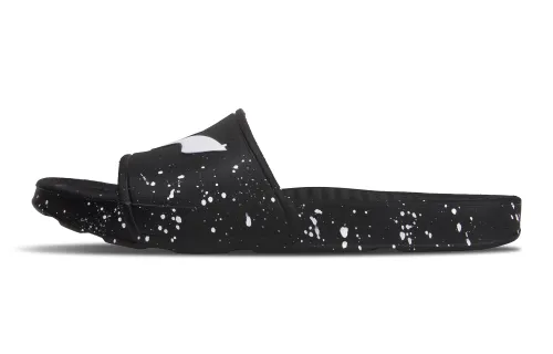 Li Ning Quiet Abrasion Resistant Quiet Abrasion Resistant Slide Slippers Men's Black White