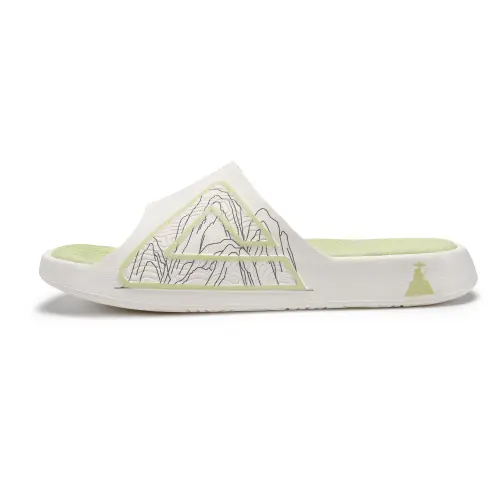 PEAK Tai Ji2.0 Slide Slippers Men's White Green